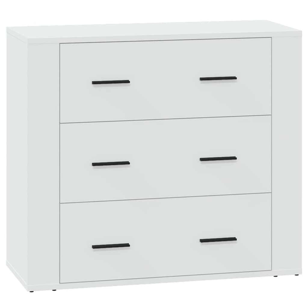 vidaXL Συρταριέρα Λευκή 80 x 33 x 70 εκ. από Επεξεργασμένο Ξύλο