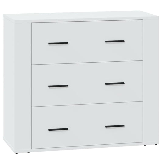 vidaXL Συρταριέρα Λευκή 80 x 33 x 70 εκ. από Επεξεργασμένο Ξύλο
