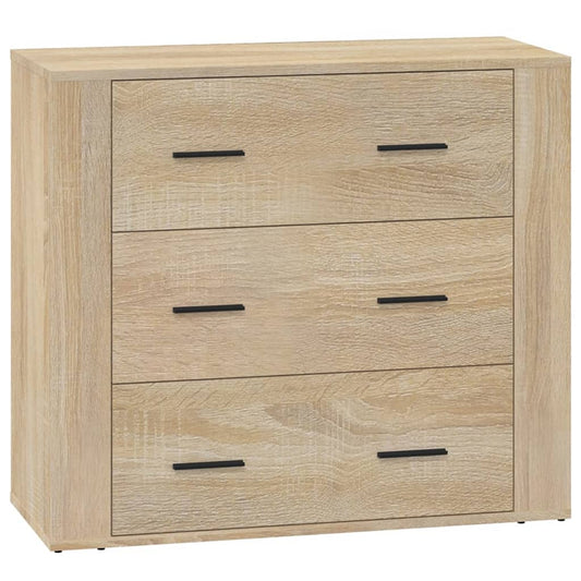 vidaXL Ντουλάπι Sonoma Δρυς 80x33x70 εκ. από Επεξεργασμένο Ξύλο