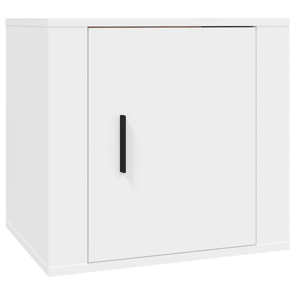 vidaXL Κομοδίνα 2 τεμ. Λευκά 50x39x47 εκ.
