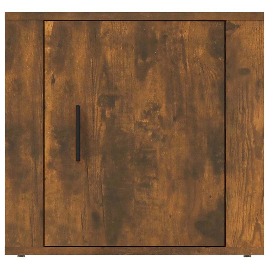 vidaXL Κομοδίνα 2 τεμ. Καπνιστή Δρυς 50x39x47 εκ.