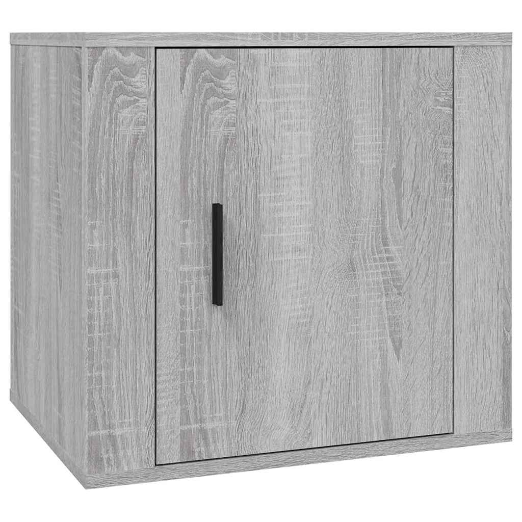 vidaXL Κομοδίνα 2 τεμ. Γκρι Sonoma 50x39x47 εκ.