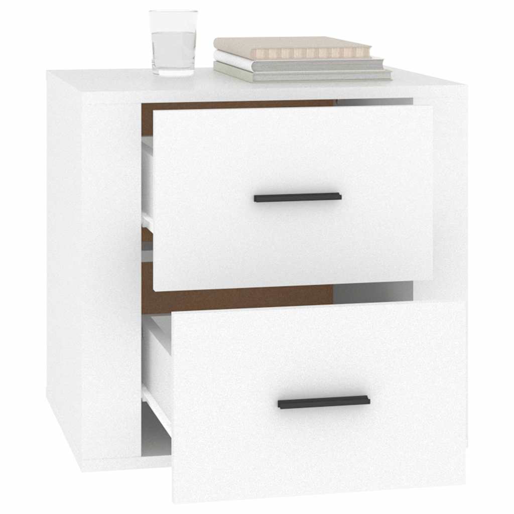 vidaXL Κομοδίνο Λευκό 50 x 39 x 47 εκ.