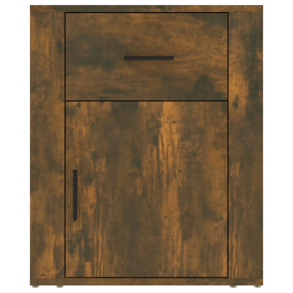 vidaXL Κομοδίνο Καπνιστή Δρυς 50x36x60 εκ. από Επεξεργασμένο Ξύλο