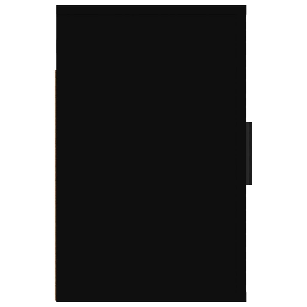 vidaXL Κομοδίνα Επιτοίχια 2 τεμ. Μαύρα 50x30x47 εκ.