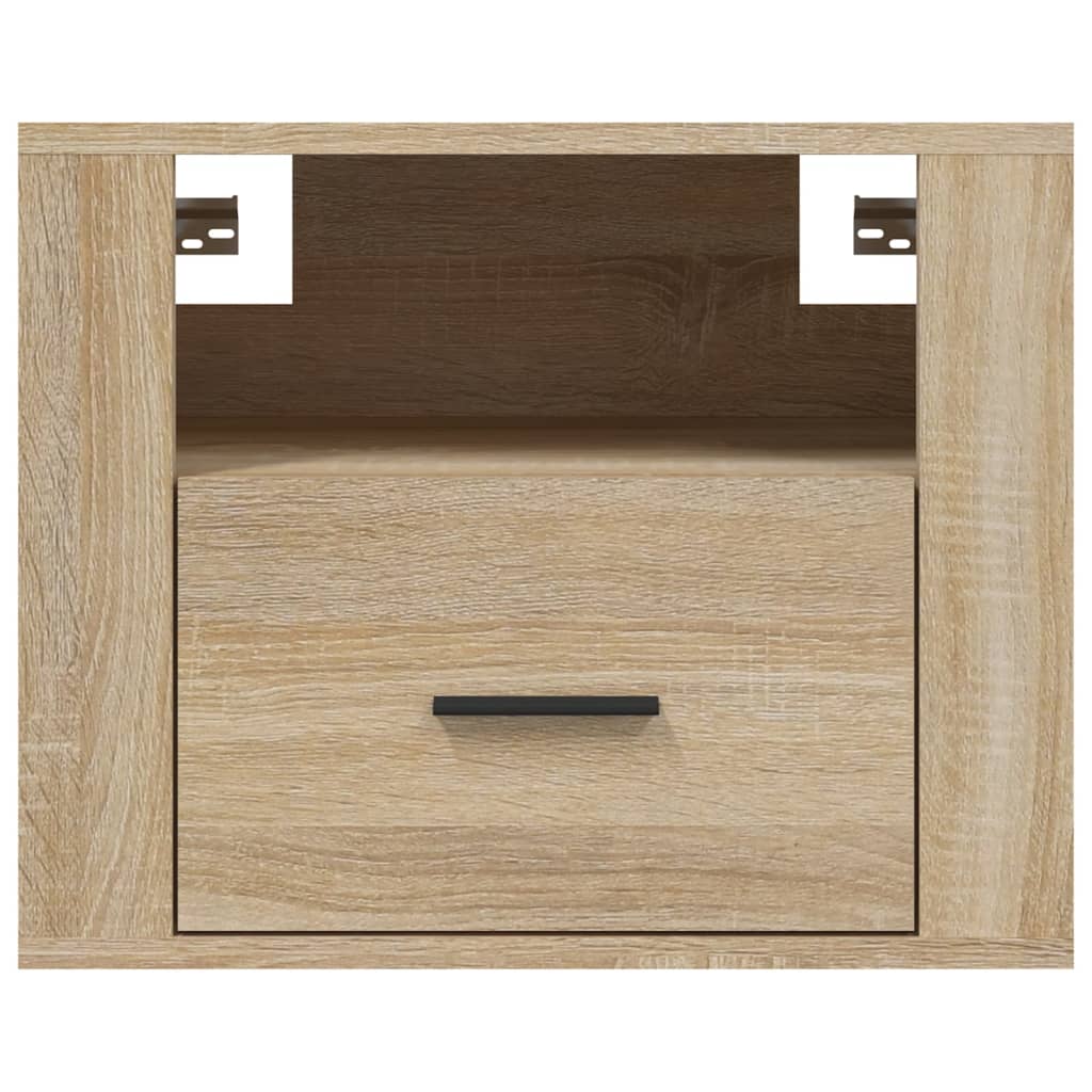 vidaXL Κομοδίνα Επιτοίχιο Sonoma Δρυς 50x36x40 εκ.