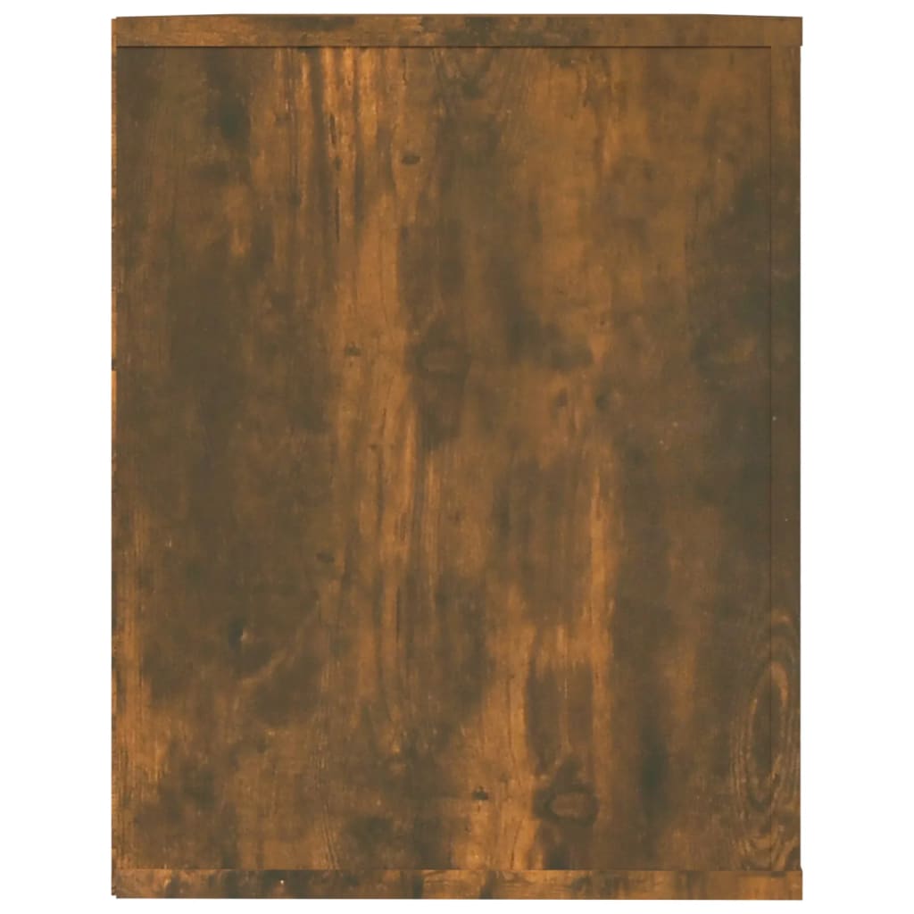 vidaXL Παπουτσοθήκη Καπνιστή Δρυς 75x35x45 εκ. Επεξεργασμένο Ξύλο