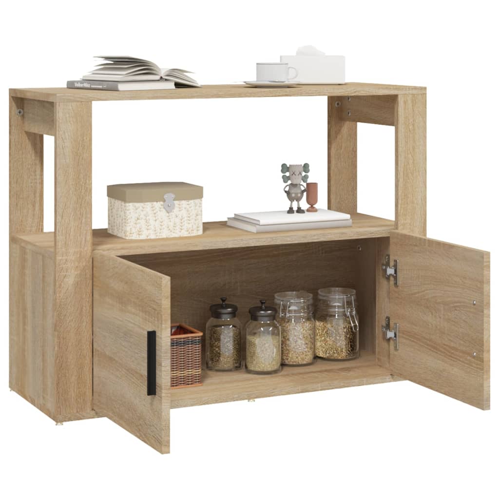 vidaXL Ντουλάπι Sonoma Δρυς 80x30x60 εκ. από Επεξεργασμένο Ξύλο