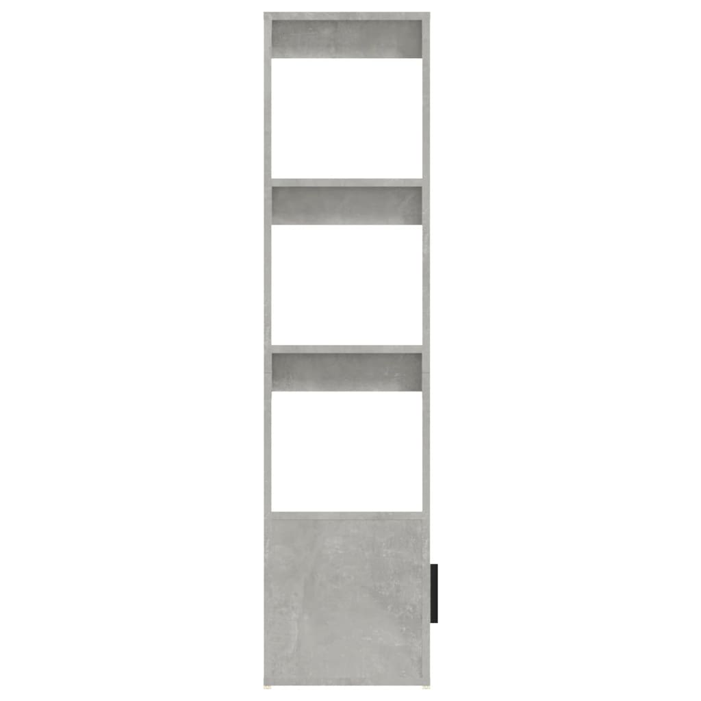 vidaXL Ντουλάπι Γκρι Σκυροδέματος 80x30x119,5 εκ. Επεξεργασμένο Ξύλο