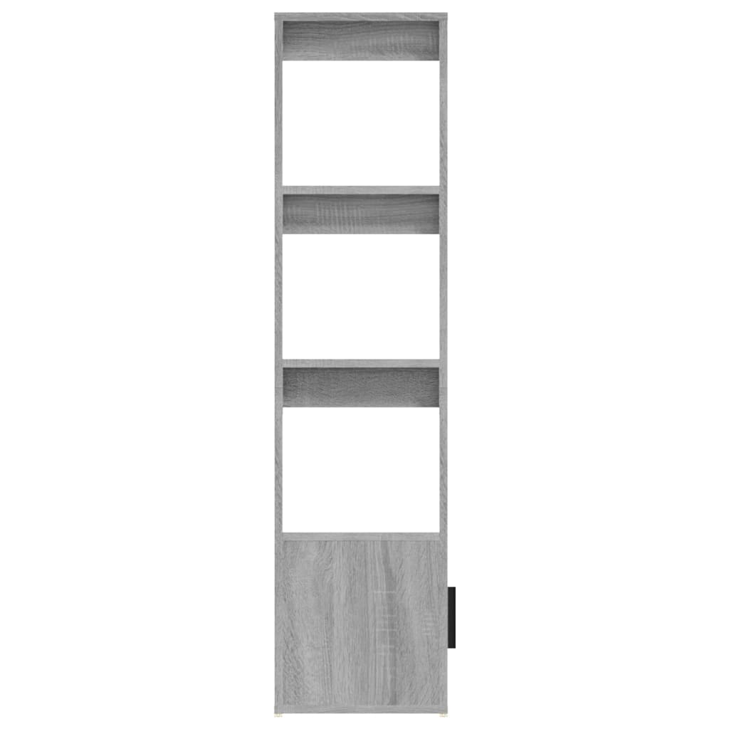 vidaXL Ντουλάπι Γκρι Sonoma 80x30x119,5 εκ. από Επεξεργασμένο Ξύλο