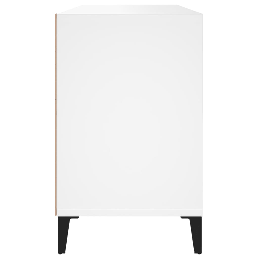 vidaXL Παπουτσοθήκη Λευκή 102x36x60 εκ. από Επεξεργασμένο Ξύλο