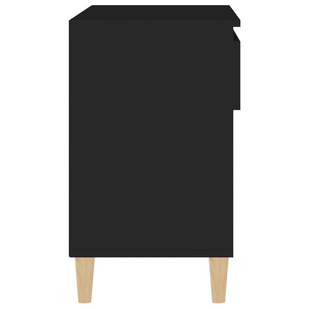 vidaXL Παπουτσοθήκη Μαύρη 70x36x60 εκ. από Επεξεργασμένο Ξύλο