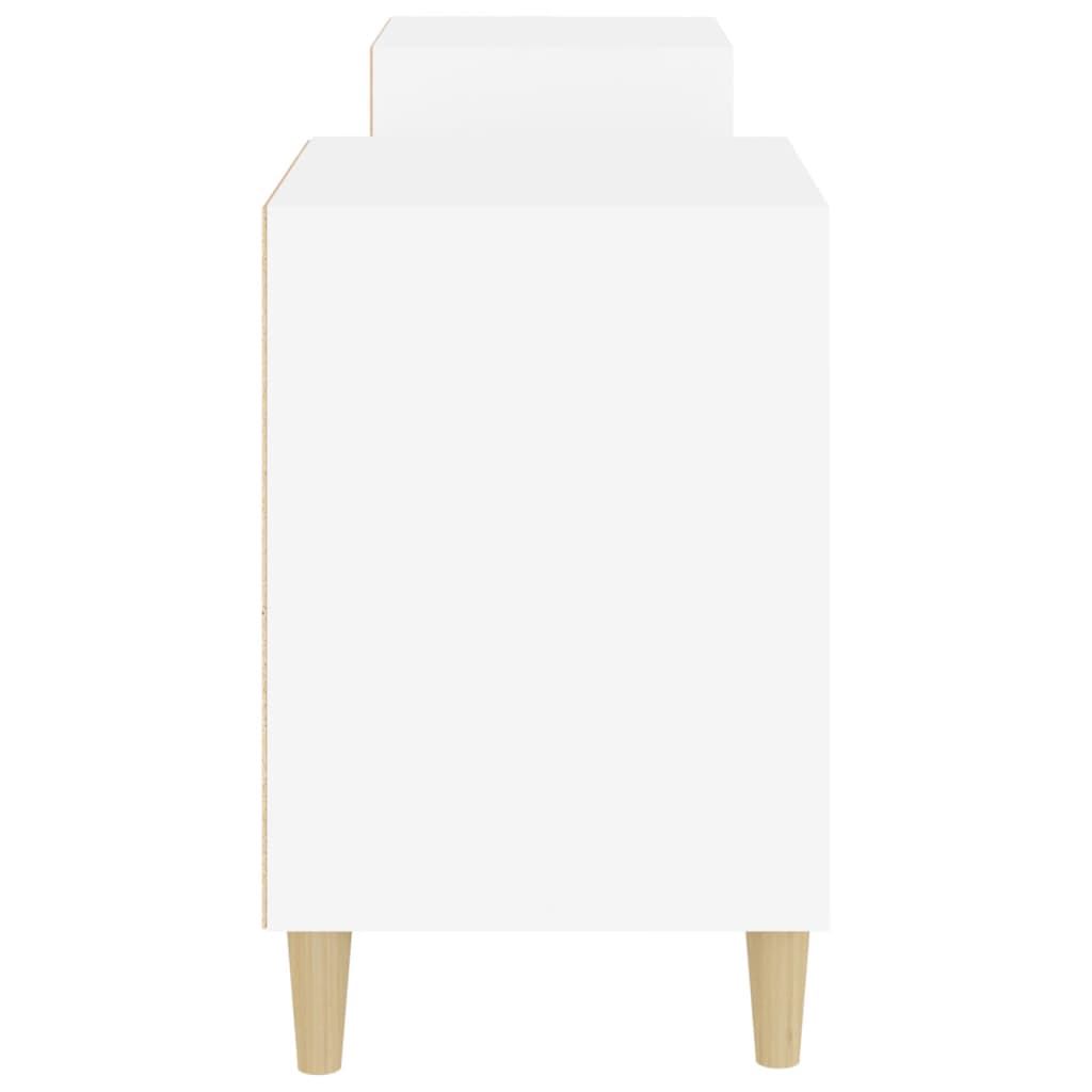 vidaXL Έπιπλο Τηλεόρασης Λευκό 160 x 35 x 55 εκ. Επεξεργασμένο Ξύλο