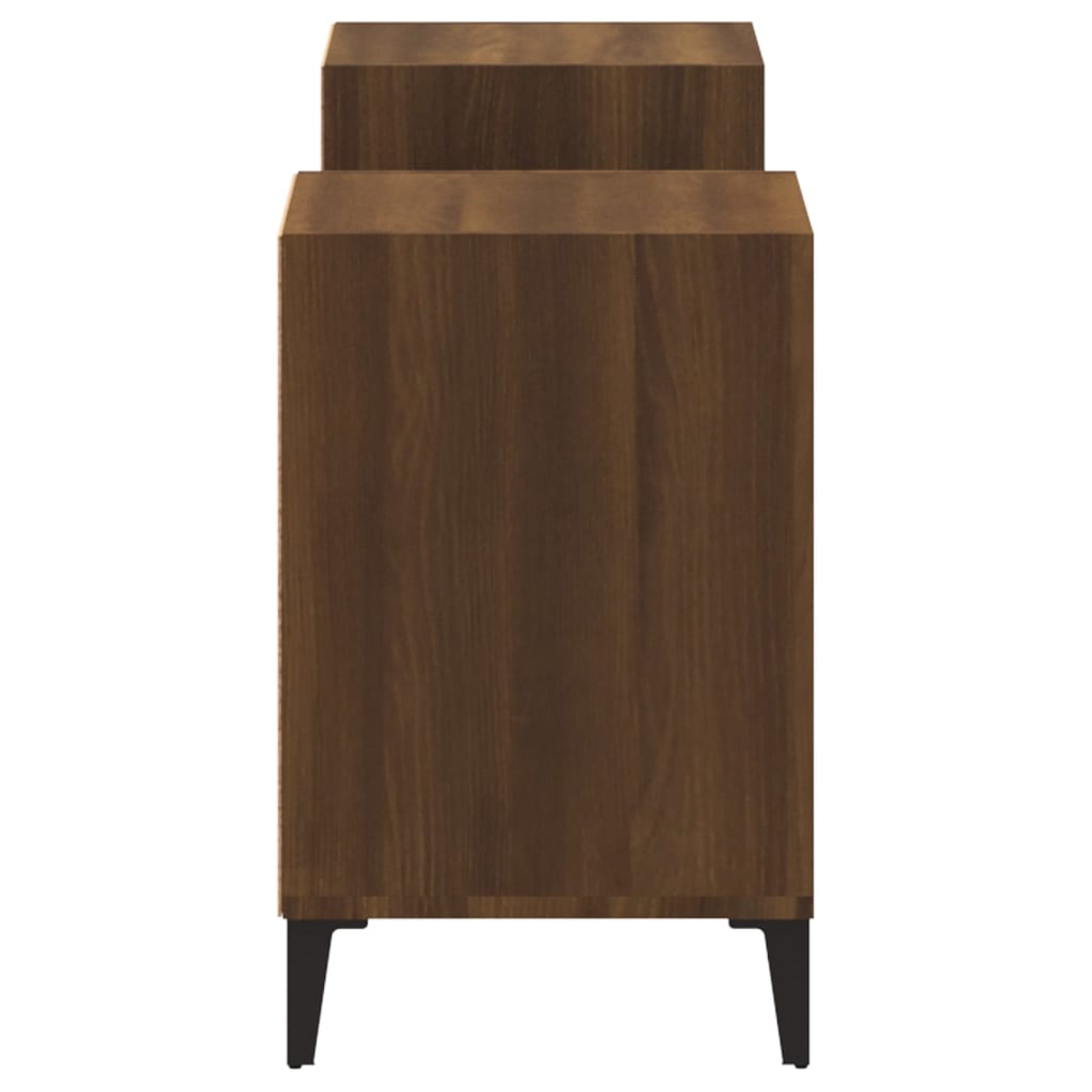 vidaXL Έπιπλο Τηλεόρασης Καφέ Δρυς 160x35x55 εκ. Επεξεργασμένο Ξύλο