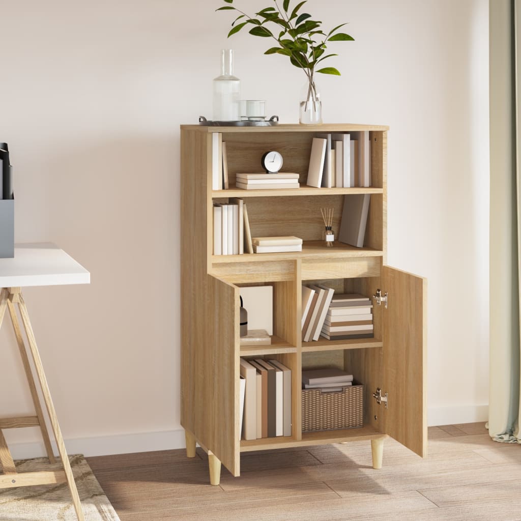 vidaXL Ντουλάπι Sonoma Δρυς 60 x 36 x 110 εκ. από Επεξεργασμένο Ξύλο