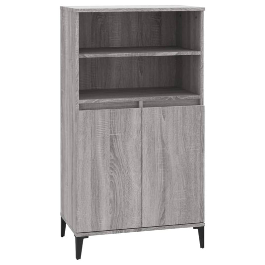 vidaXL Ντουλάπι Γκρι Sonoma 60 x 36 x 110 εκ. από Επεξεργασμένο Ξύλο