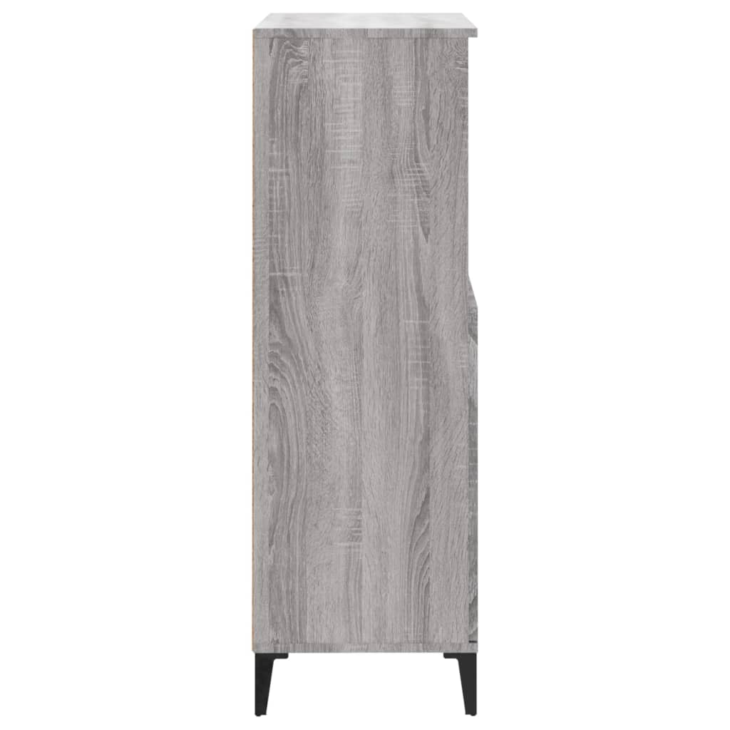 vidaXL Ντουλάπι Γκρι Sonoma 60 x 36 x 110 εκ. από Επεξεργασμένο Ξύλο