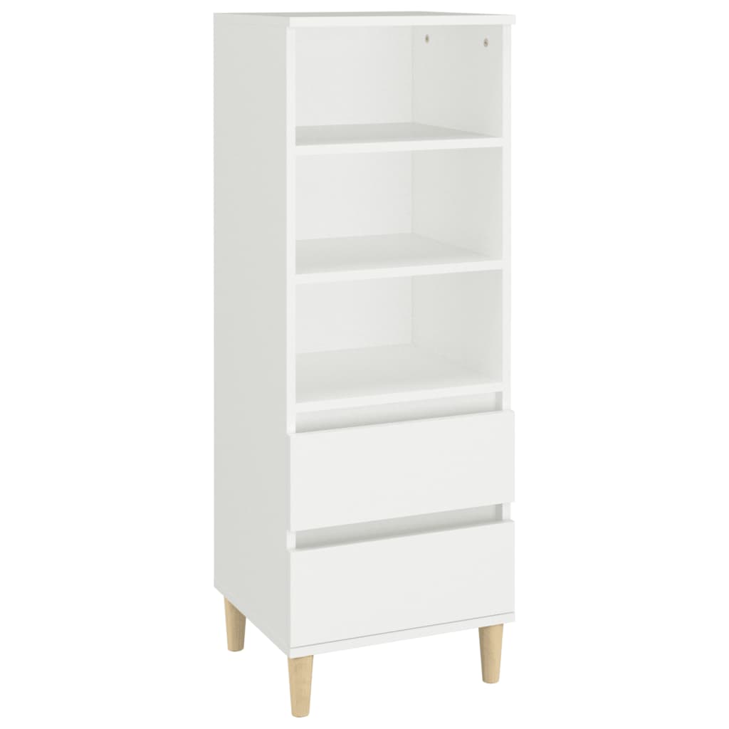 vidaXL Ντουλάπι Λευκό 40 x 36 x 110 εκ. από Επεξεργασμένο Ξύλο