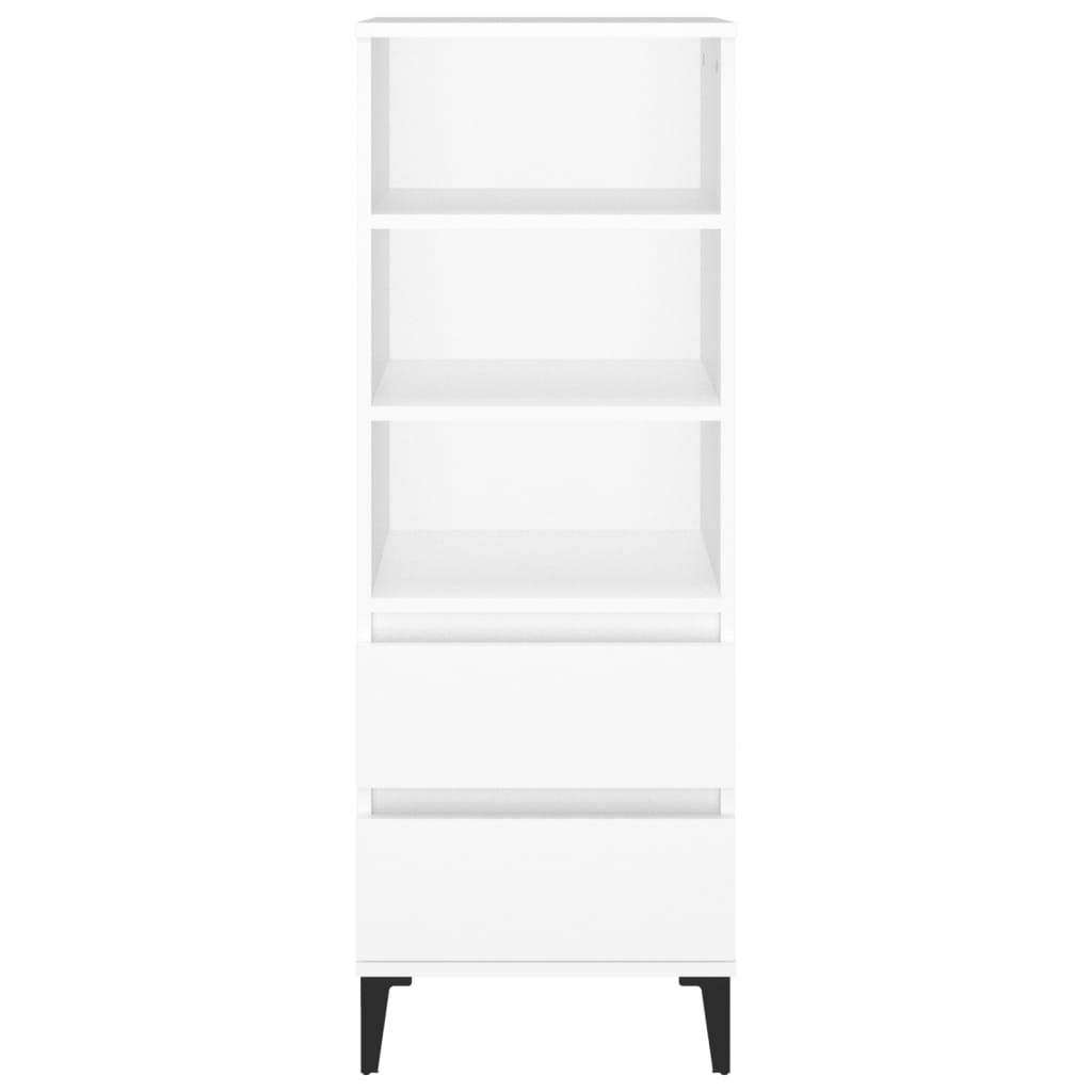 vidaXL Ντουλάπι Λευκό 40 x 36 x 110 εκ. από Επεξεργασμένο Ξύλο