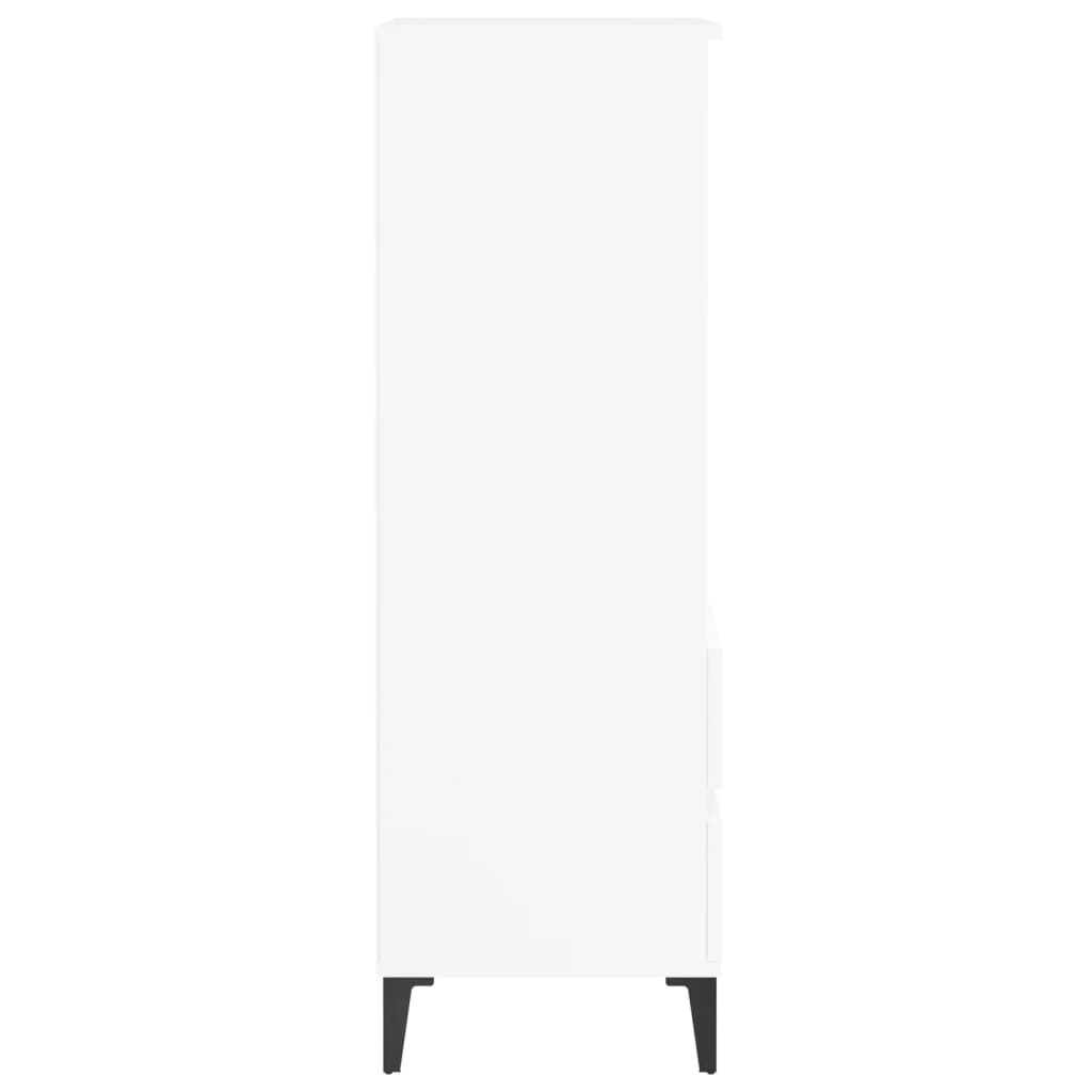 vidaXL Ντουλάπι Λευκό 40 x 36 x 110 εκ. από Επεξεργασμένο Ξύλο