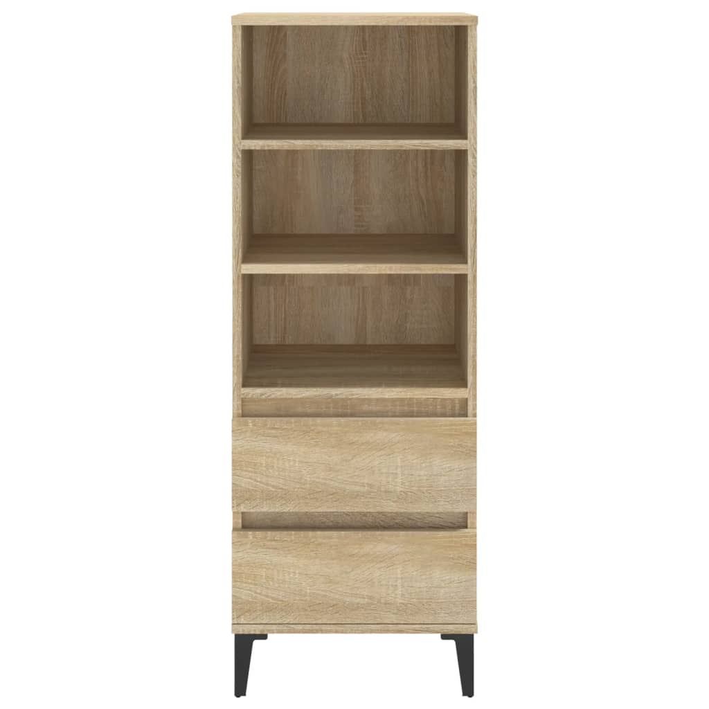 vidaXL Ντουλάπι Sonoma Δρυς 40x36x110 εκ. από Επεξεργασμένο Ξύλο