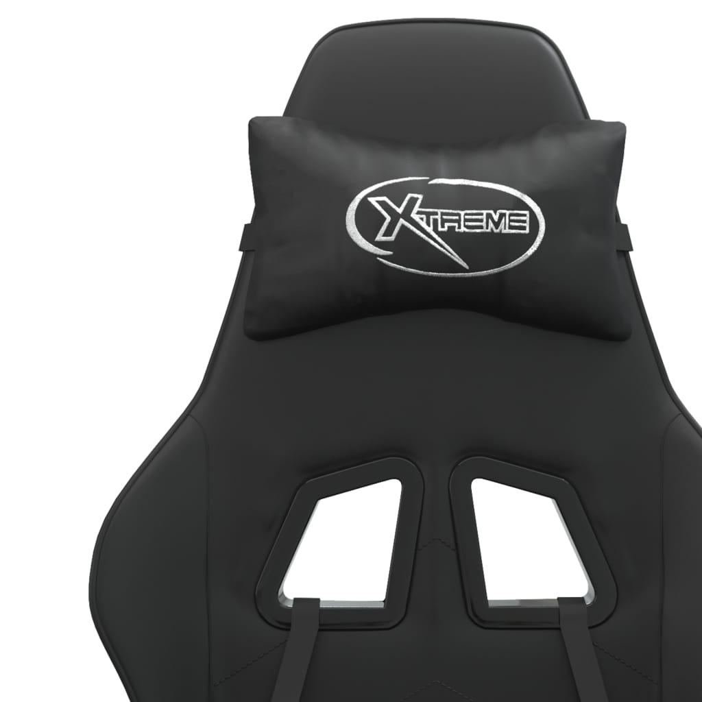 vidaXL Καρέκλα Gaming Μαύρη από Συνθετικό Δέρμα