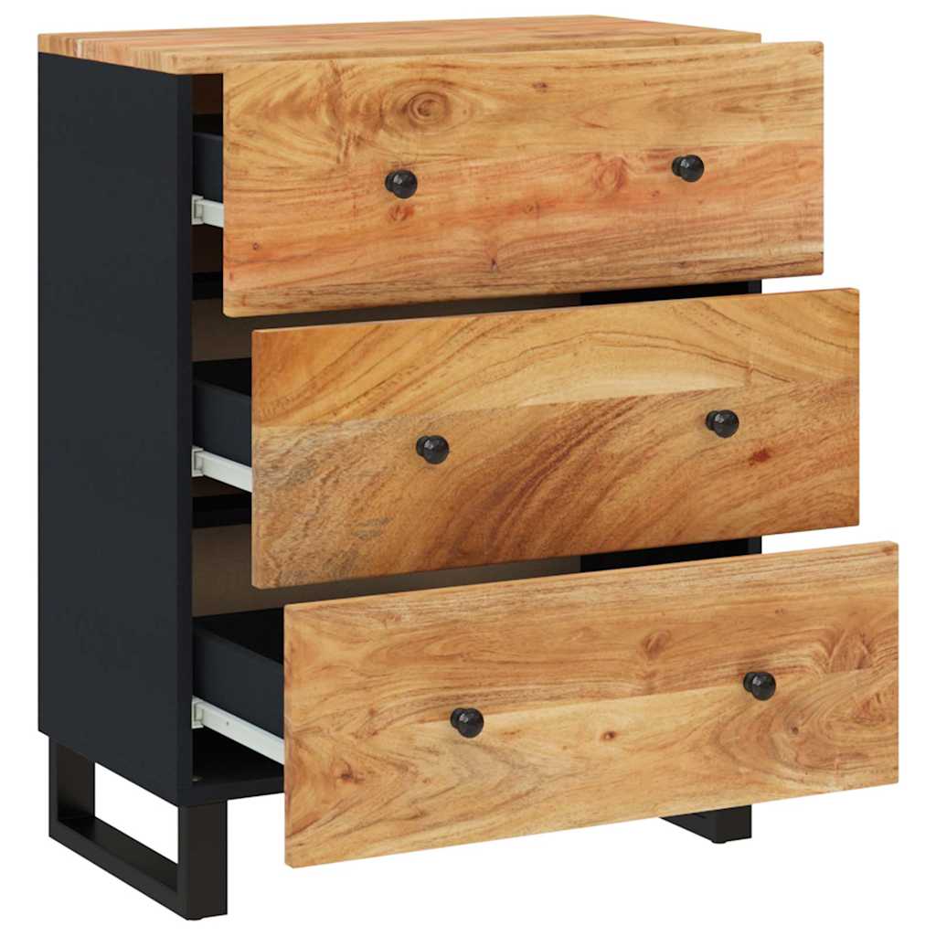 vidaXL Ντουλάπια 2 Τεμ. 60 x 33 x 75 εκ. από Μασίφ Ξύλο Ακακίας