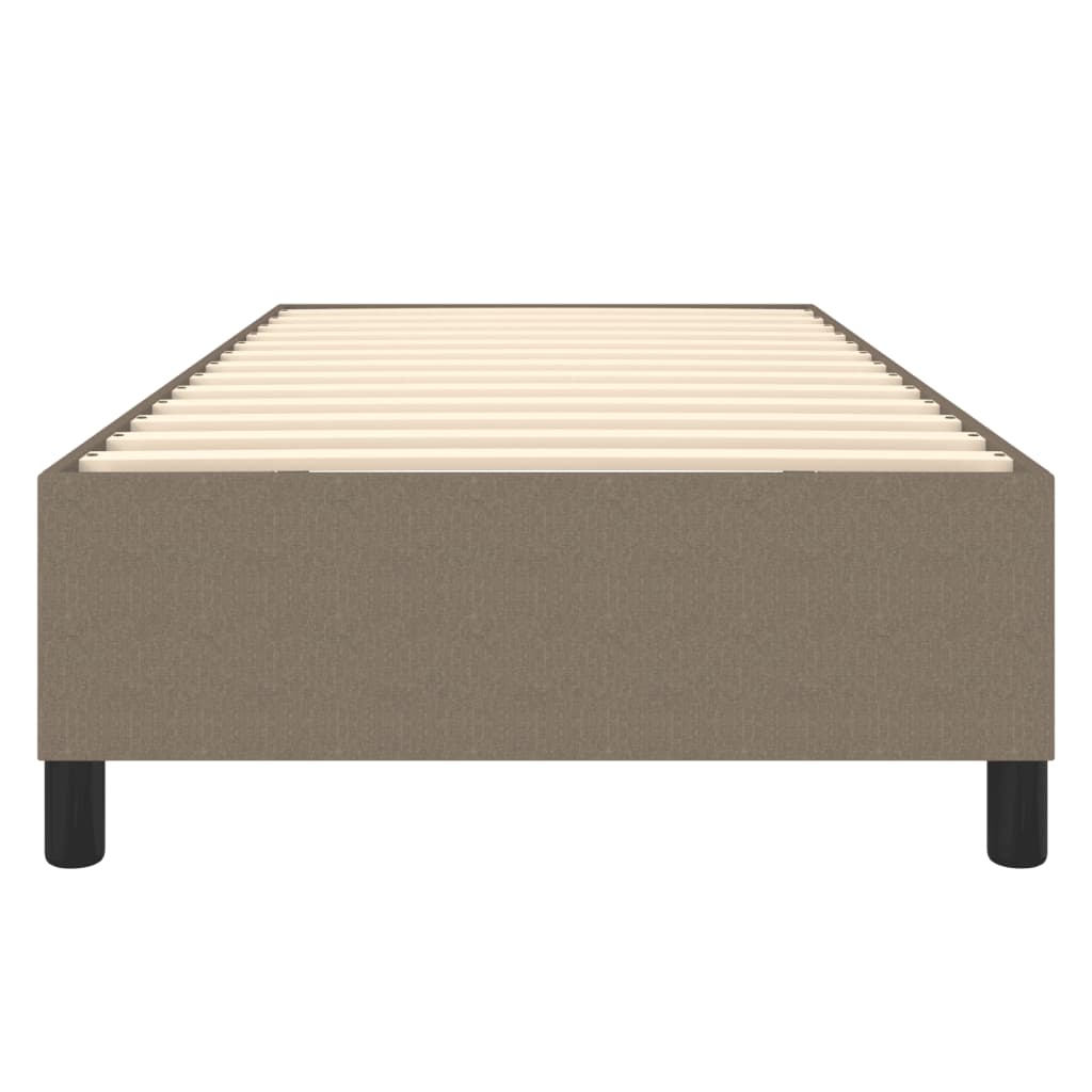 vidaXL Σκελετός Κρεβατιού Χωρίς Στρώμα Taupe 80x200 εκ. Υφασμάτινο