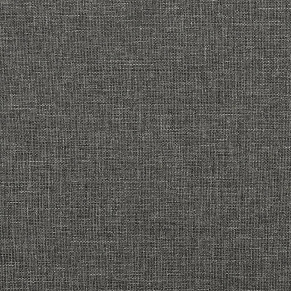 vidaXL Σκελετός Κρεβατιού με Ελατήρια Γκρι 140x200 εκ.Υφασμάτινο