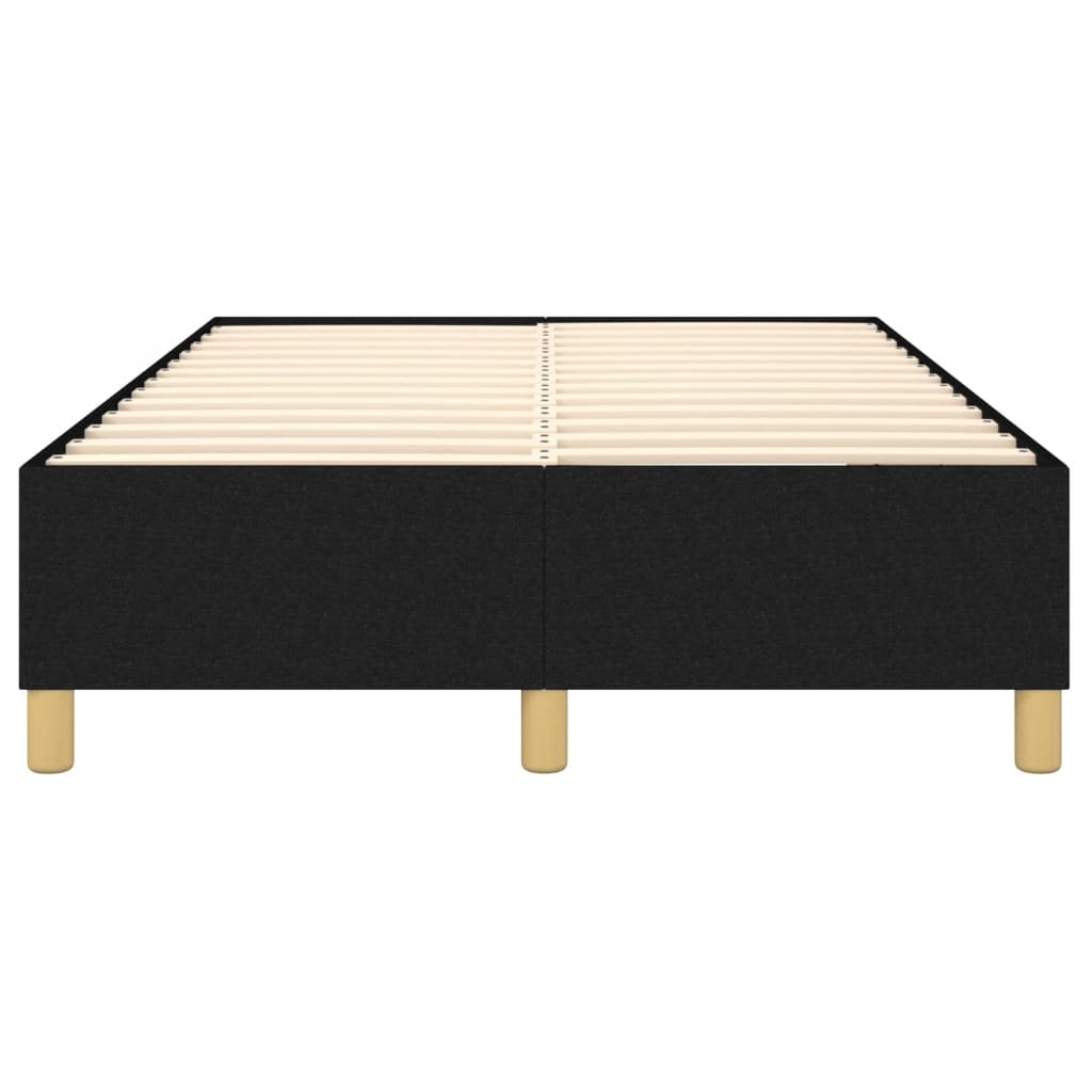 vidaXL Σκελετός Κρεβατιού Χωρίς Στρώμα Μαύρο 120x200 εκ. Υφασμάτινο