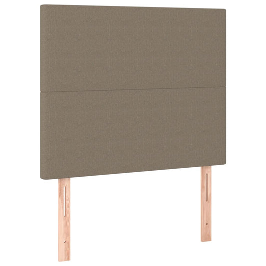 vidaXL Κεφαλάρι Κρεβατιού Μπεζ 80x5x118/128 εκ. Ύφασμα