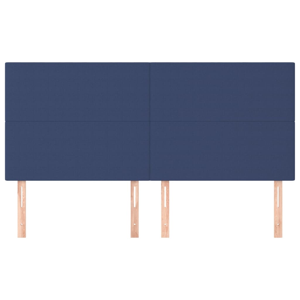 vidaXL Κεφαλάρι Μπλε 160x5x118/128 εκ. Ύφασμα