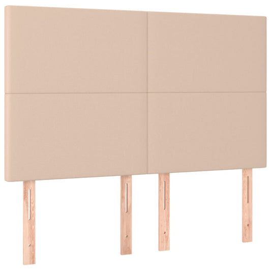 vidaXL Κεφαλάρι Καπουτσίνο 144x5x118/128 εκ. από Συνθετικό Δέρμα