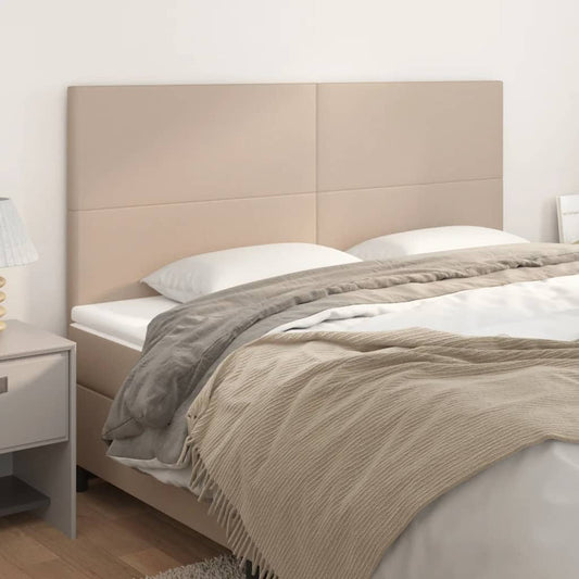 vidaXL Κεφαλάρι Καπουτσίνο 180x5x118/128 εκ. από Συνθετικό Δέρμα