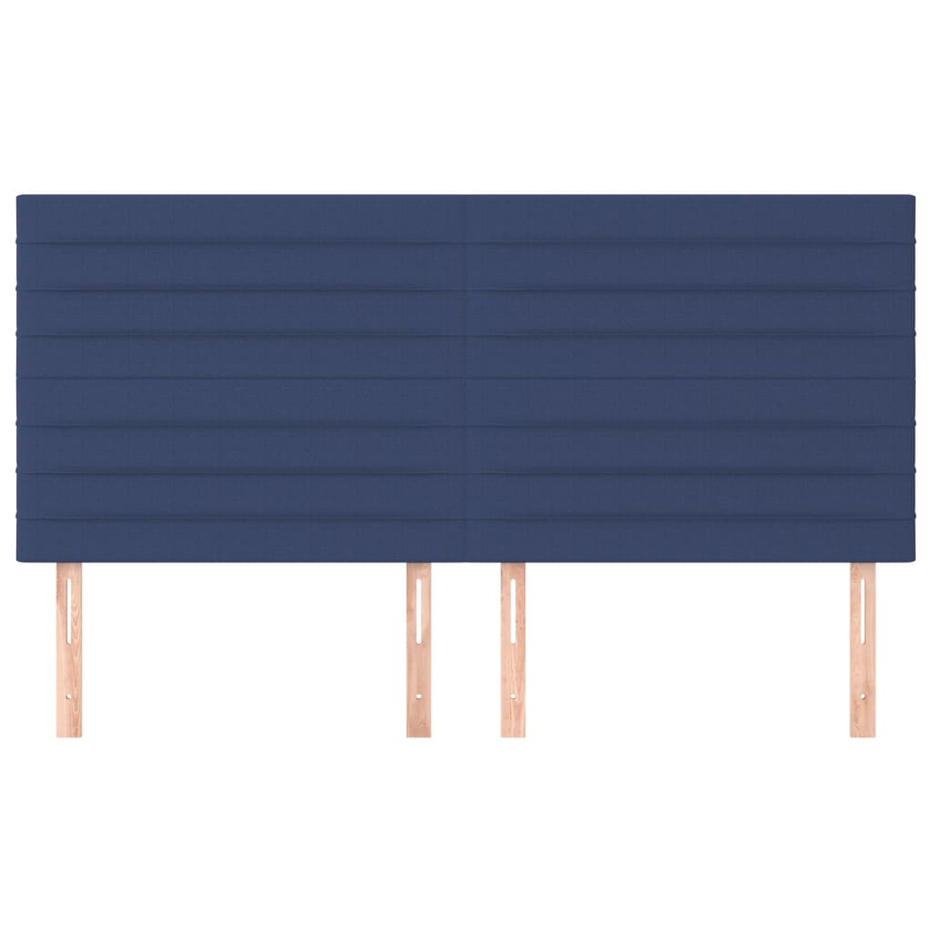 vidaXL Κεφαλάρι Μπλε 160x5x118/128 εκ. Ύφασμα
