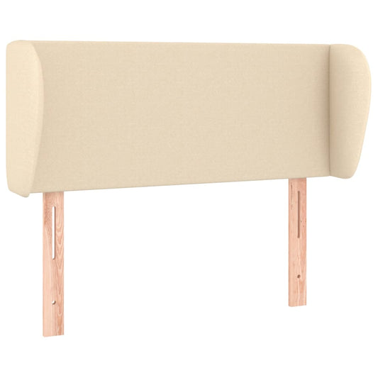 vidaXL Κεφαλάρι με Πτερύγια Κρεμ 83 x 23 x 78/88 εκ. Υφασμάτινο