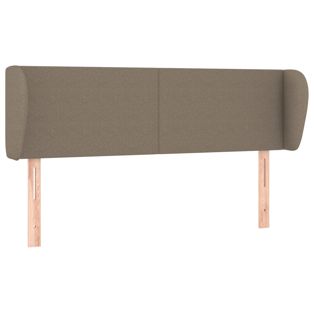 vidaXL Κεφαλάρι με Πτερύγια Taupe 147 x 23 x 78/88 εκ. Υφασμάτινο