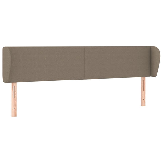 vidaXL Κεφαλάρι με Πτερύγια Taupe 163x23x78/88 εκ. Υφασμάτινο