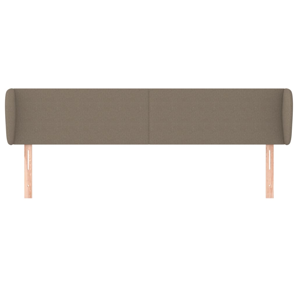 vidaXL Κεφαλάρι με Πτερύγια Taupe 163x23x78/88 εκ. Υφασμάτινο