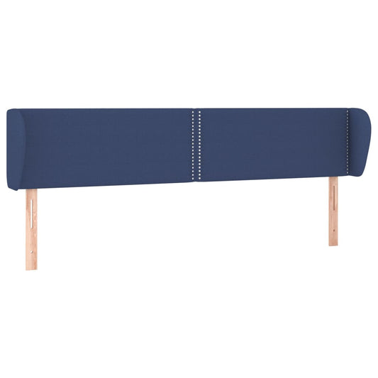 vidaXL Κεφαλάρι με Πτερύγια Μπλε 183x23x78/88 εκ. Υφασμάτινο