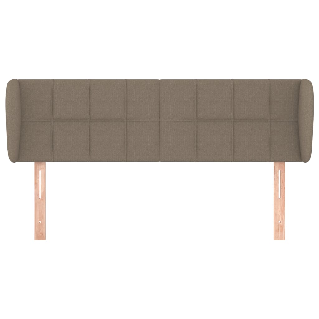 vidaXL Κεφαλάρι με Πτερύγια Taupe 147 x 23 x 78/88 εκ. Υφασμάτινο