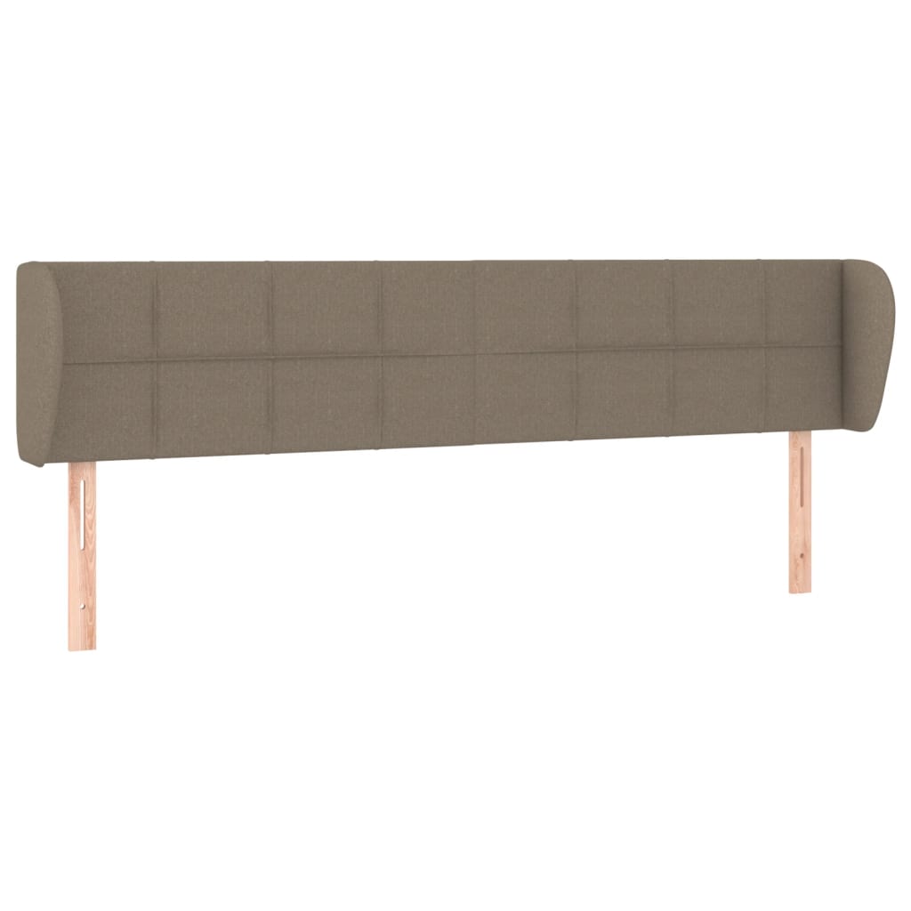vidaXL Κεφαλάρι με Πτερύγια Taupe 183x23x78/88 εκ. Υφασμάτινο