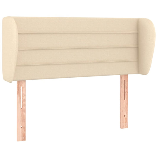 vidaXL Κεφαλάρι με Πτερύγια Κρεμ 83 x 23 x 78/88 εκ. Υφασμάτινο