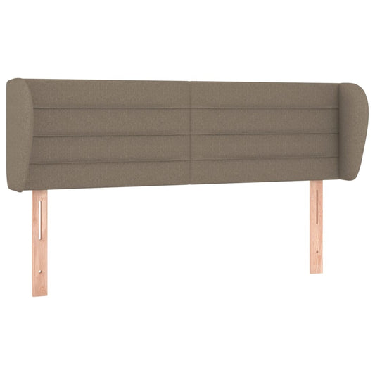 vidaXL Κεφαλάρι με Πτερύγια Taupe 147 x 23 x 78/88 εκ. Υφασμάτινο