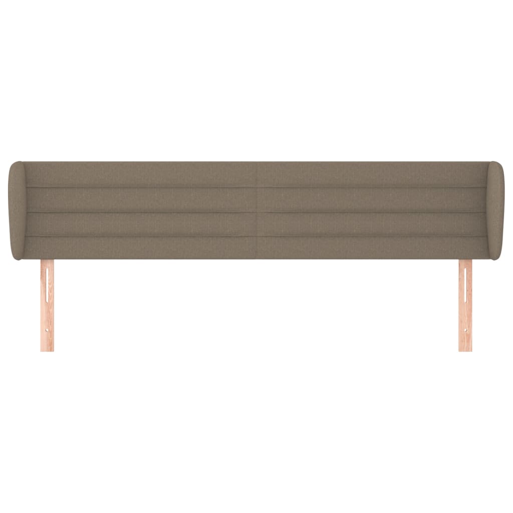 vidaXL Κεφαλάρι με Πτερύγια Taupe 183x23x78/88 εκ. Υφασμάτινο
