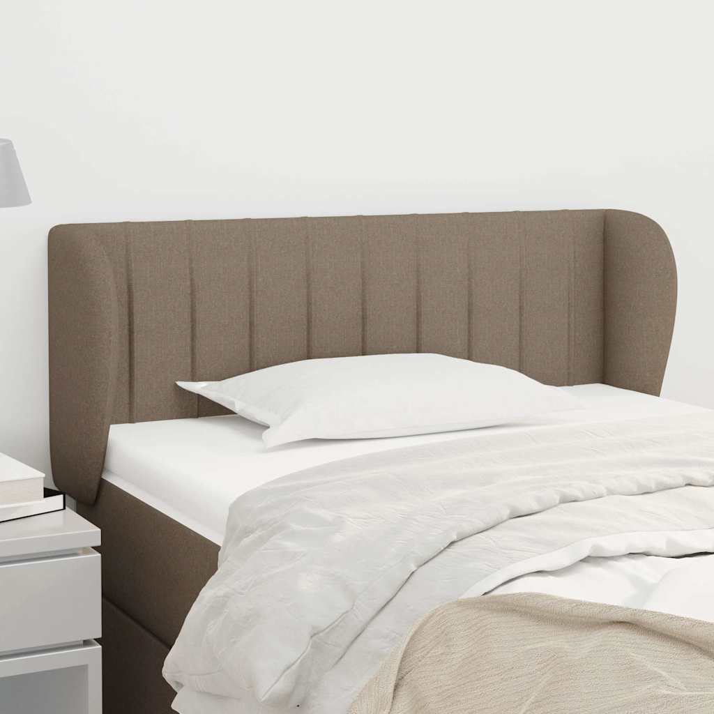 vidaXL Κεφαλάρι με Πτερύγια Taupe 83 x 23 x 78/88 εκ. Υφασμάτινο