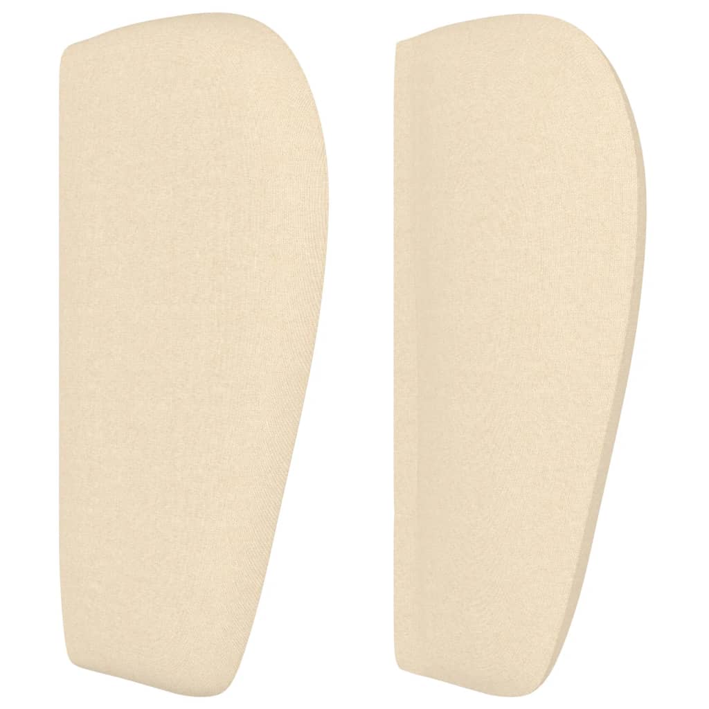 vidaXL Κεφαλάρι με Πτερύγια Κρεμ 103x23x78/88 εκ. Υφασμάτινο