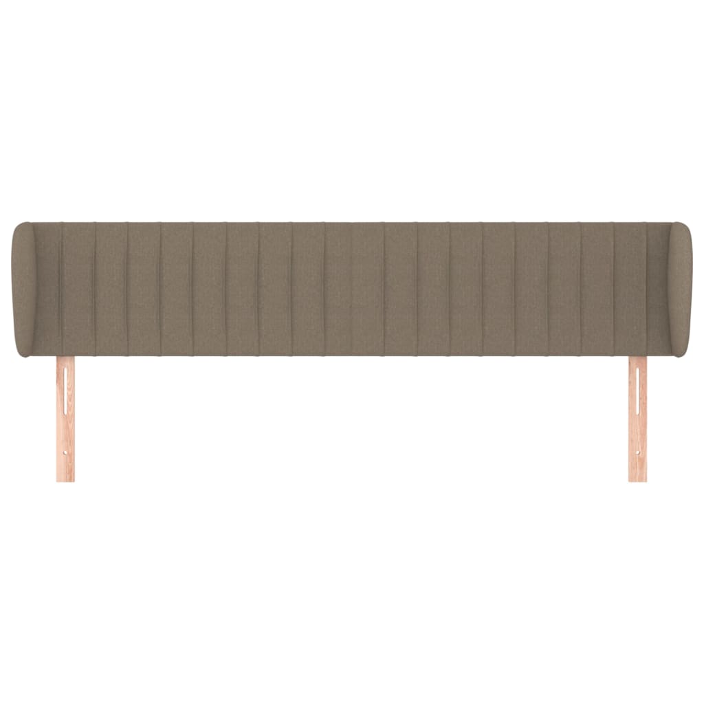 vidaXL Κεφαλάρι με Πτερύγια Taupe 183x23x78/88 εκ. Υφασμάτινο