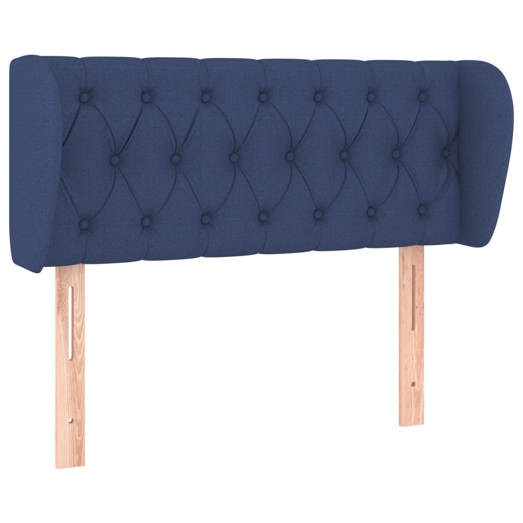 vidaXL Κεφαλάρι με Πτερύγια Μπλε 93x23x78/88 εκ. Υφασμάτινο