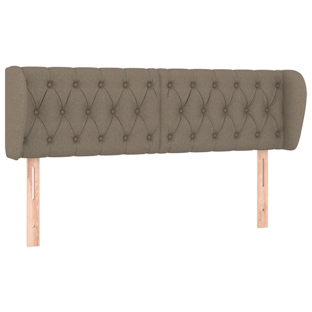 vidaXL Κεφαλάρι με Πτερύγια Taupe 163x23x78/88 εκ. Υφασμάτινο
